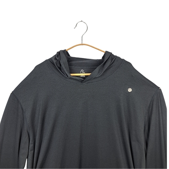 Rhoback Men's 3XL Blitz Tech Hooded Performance Long Sleeve Black - Picture 6 of 9